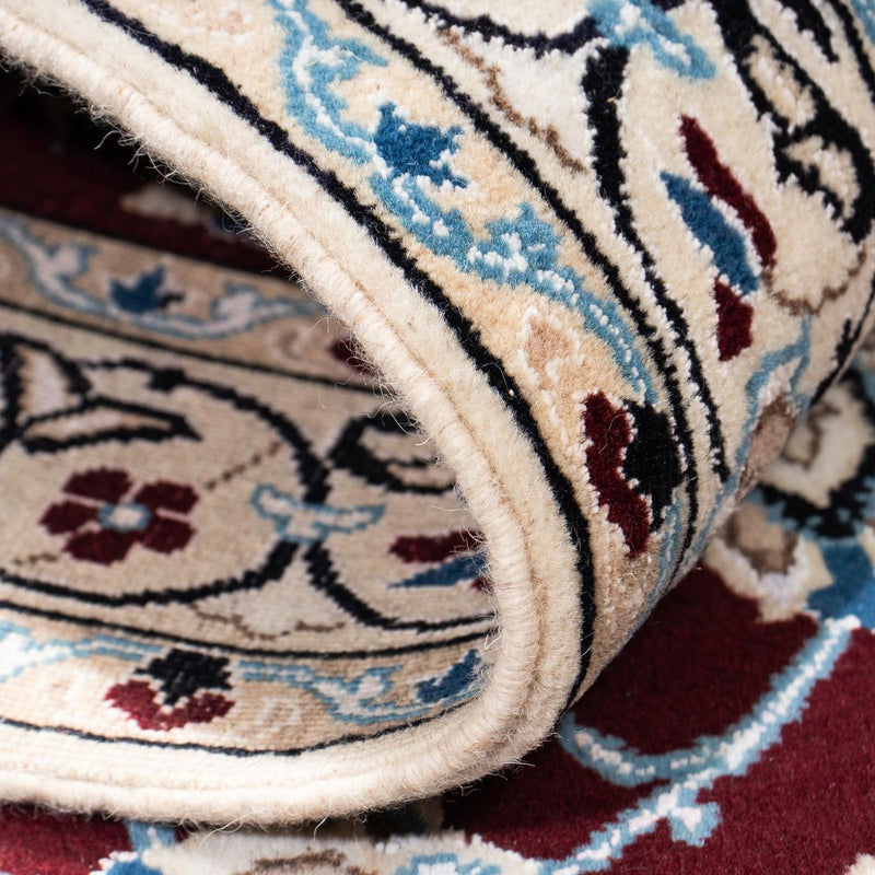 Persisk matta - Nain - Royal - 182 x 110 cm - mörkröd