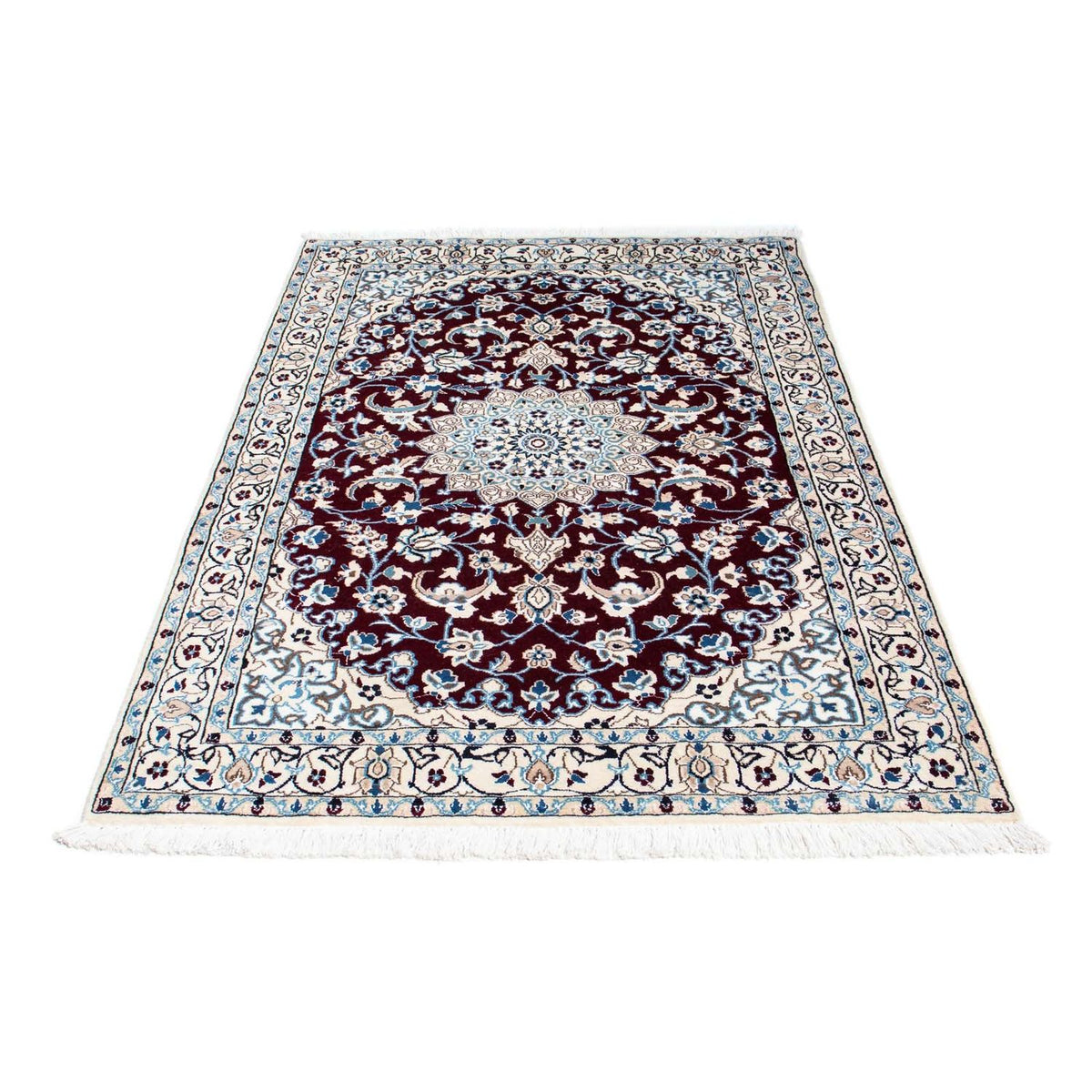 Persisk matta - Nain - Royal - 182 x 110 cm - mörkröd