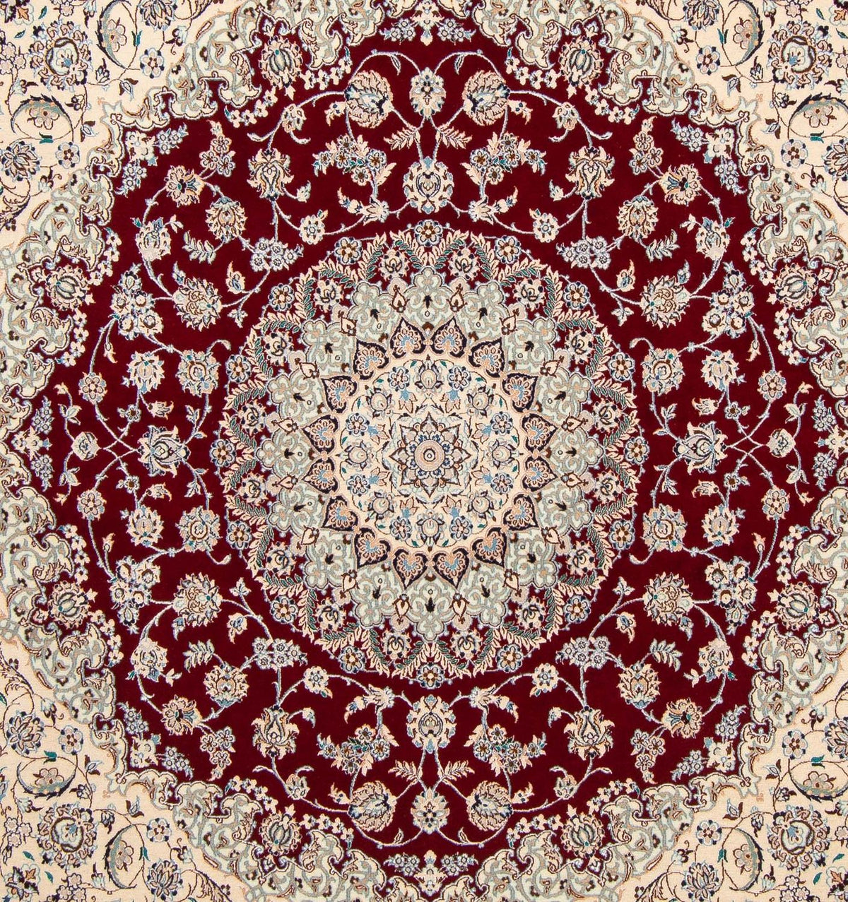 Persisk matta - Nain - Premium kvadrat  - 211 x 200 cm - beige