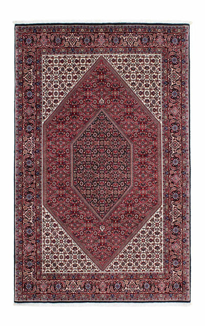 Bidjar Mattan 134x210cm - Persisk matta - ljusröd