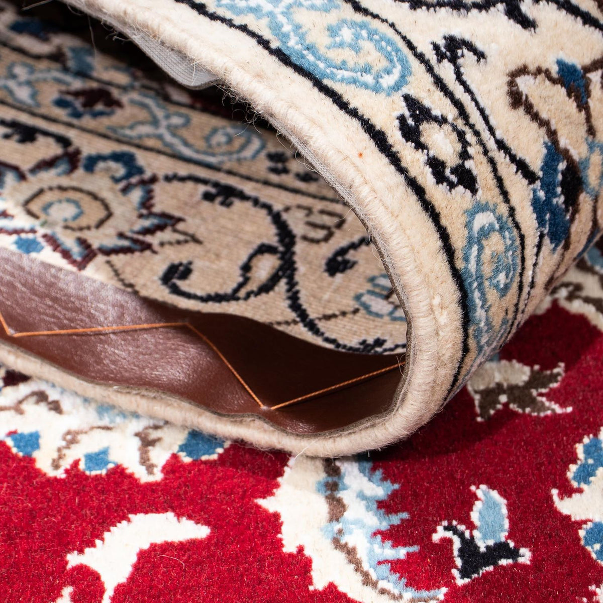 Runner Persisk matta - Nain - Royal - 177 x 107 cm - mörkröd