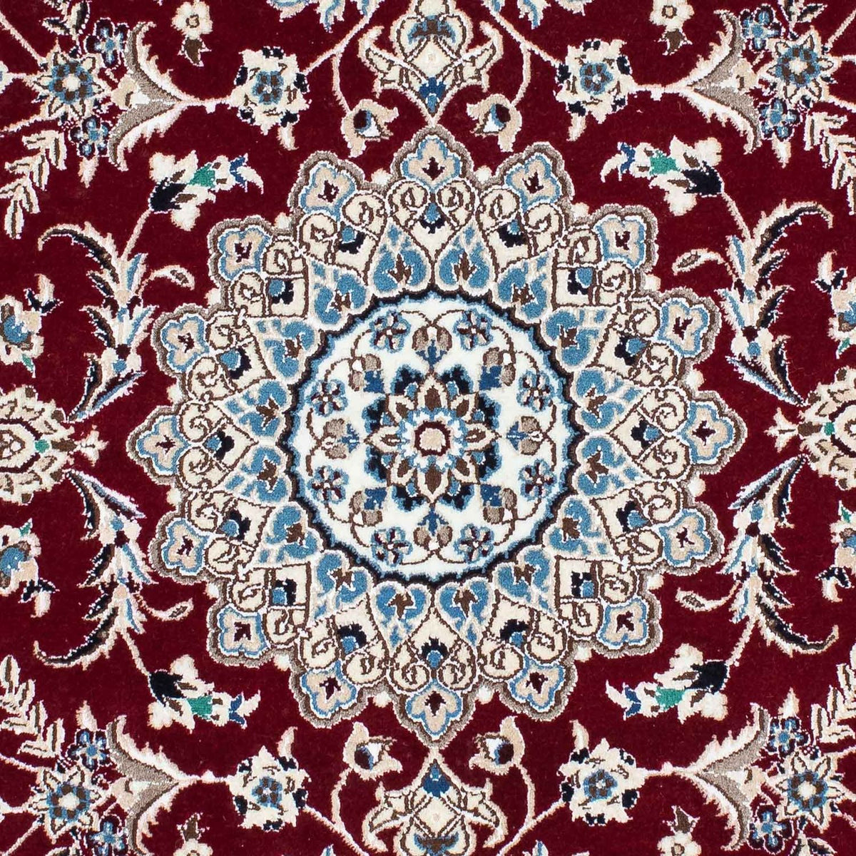 Persisk matta - Nain - Royal - 163 x 115 cm - mörkröd