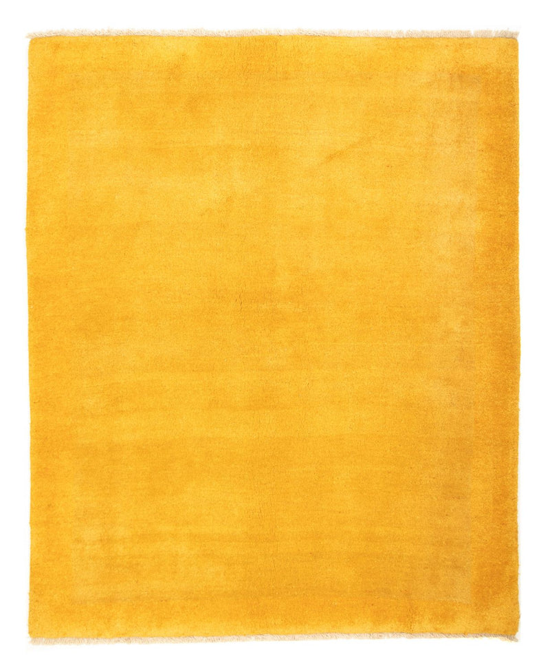 Gabbeh-matta - persisk kvadrat  - 208 x 178 cm - guld