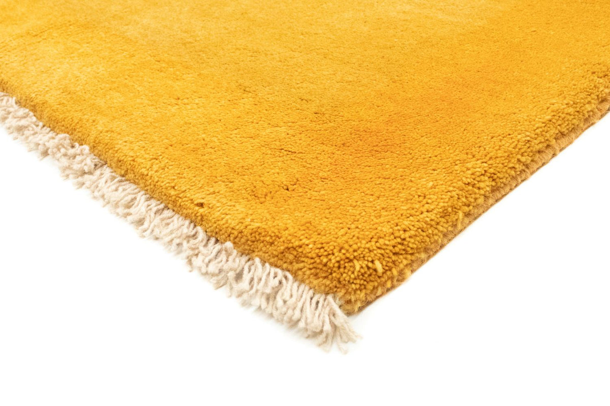 Gabbeh-matta - persisk kvadrat  - 208 x 178 cm - guld
