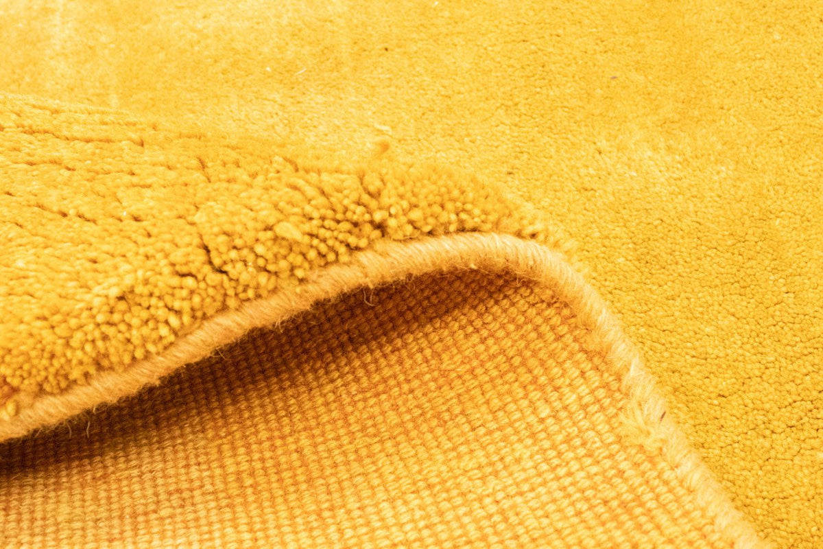 Gabbeh-matta - persisk kvadrat  - 208 x 178 cm - guld