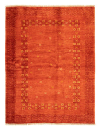 Gabbeh-matta - persisk - 226 x 177 cm - röd