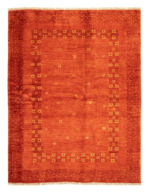 Gabbeh-matta - persisk - 226 x 177 cm - röd