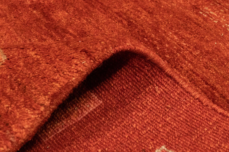 Gabbeh-matta - persisk - 226 x 177 cm - röd