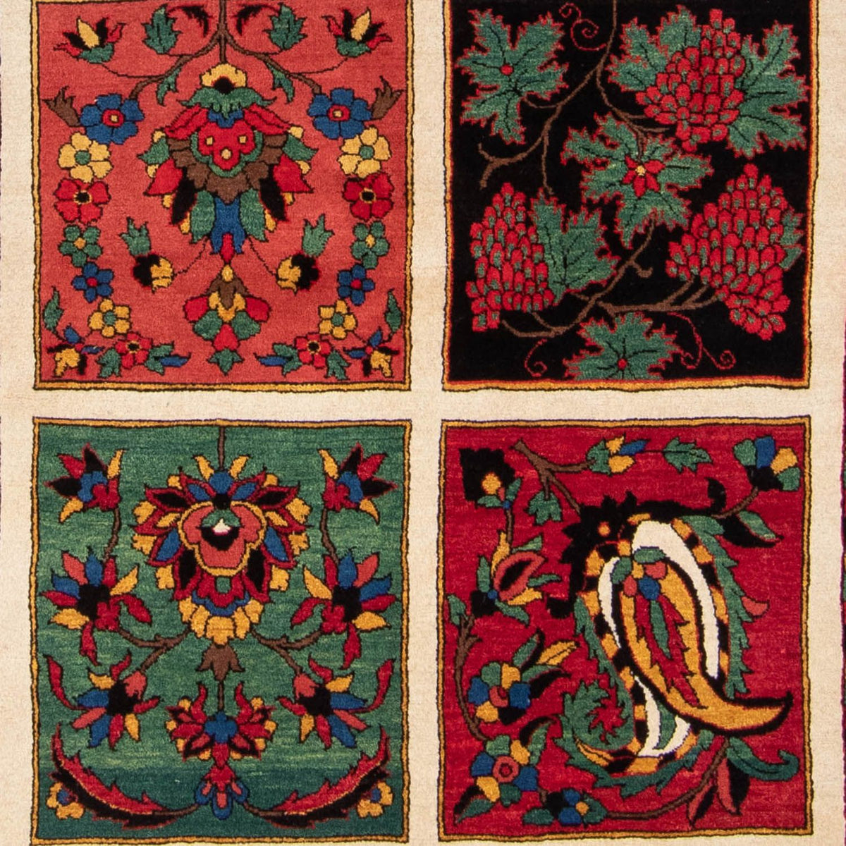 Persisk matta - Nomadic - 377 x 252 cm - mörkröd