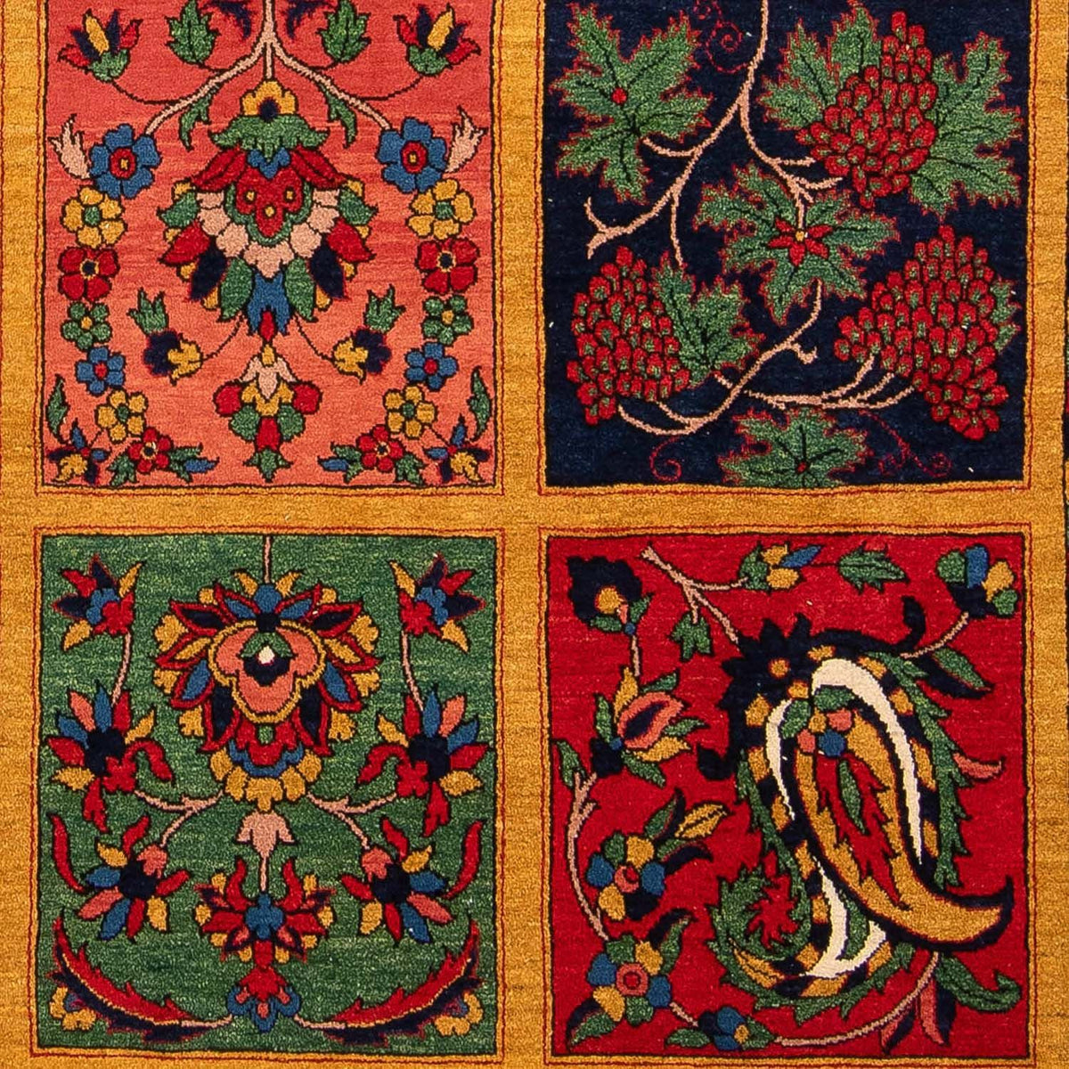 Persisk matta - Nomadic - 361 x 246 cm - mörkröd