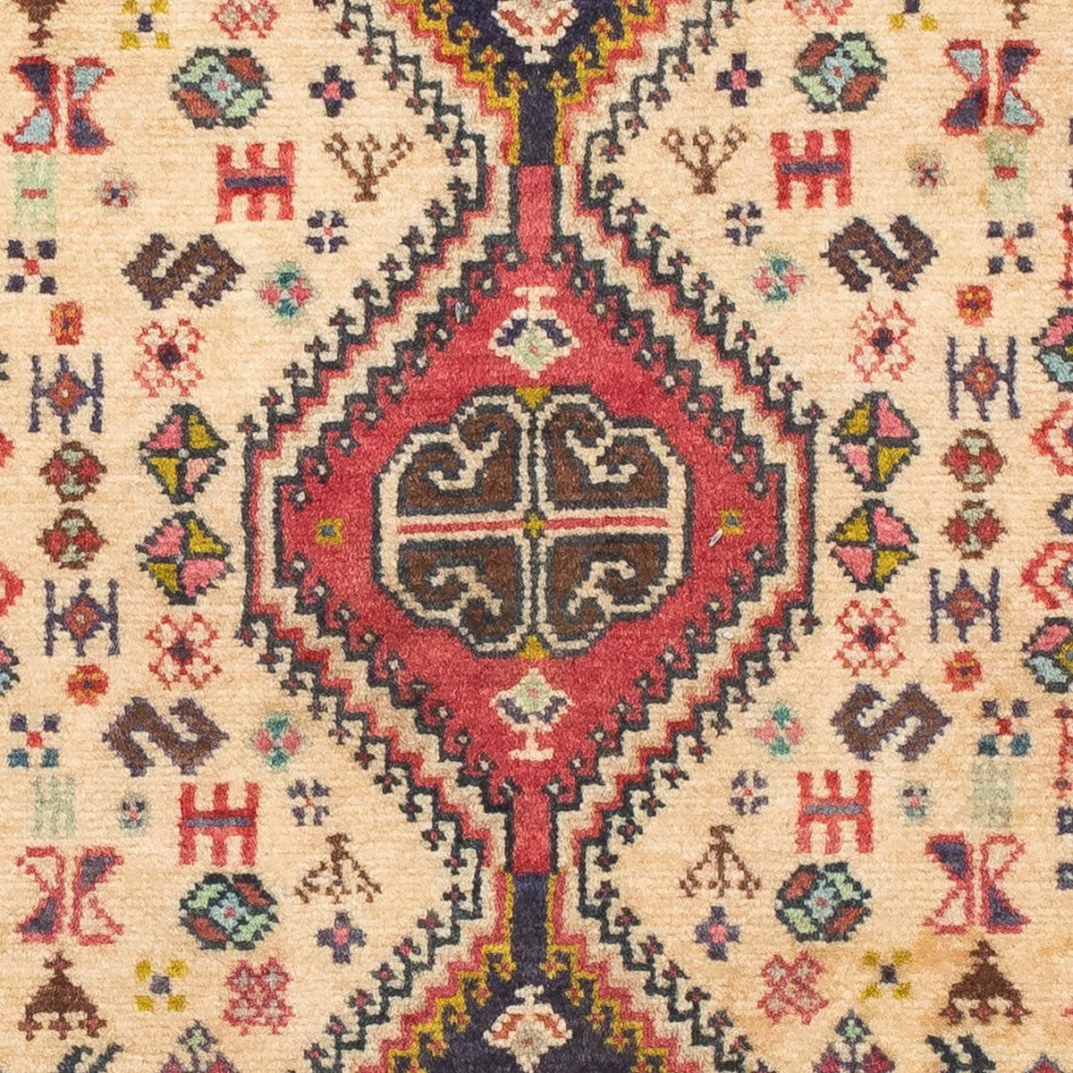 Persisk matta - Nomadic - 124 x 76 cm - ljusröd