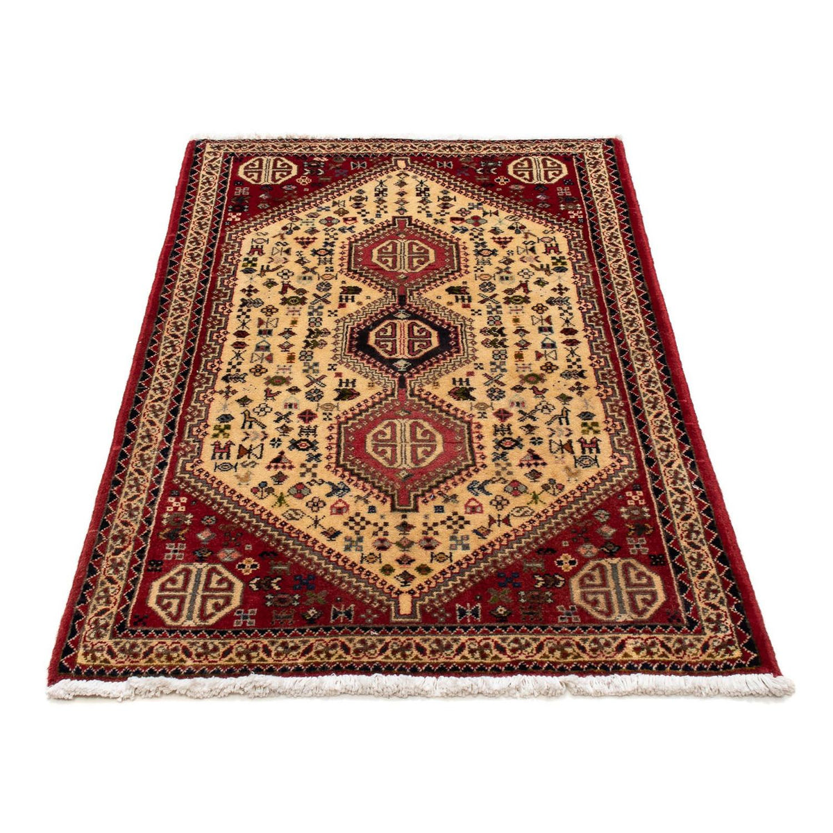 Persisk matta - Nomadic - 123 x 75 cm - ljusröd