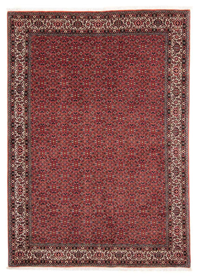 Bidjar Mattan 173x243cm - Persisk matta - mörkröd