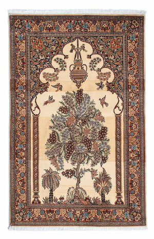 Persisk matta - Ghom - 210 x 135 cm - beige