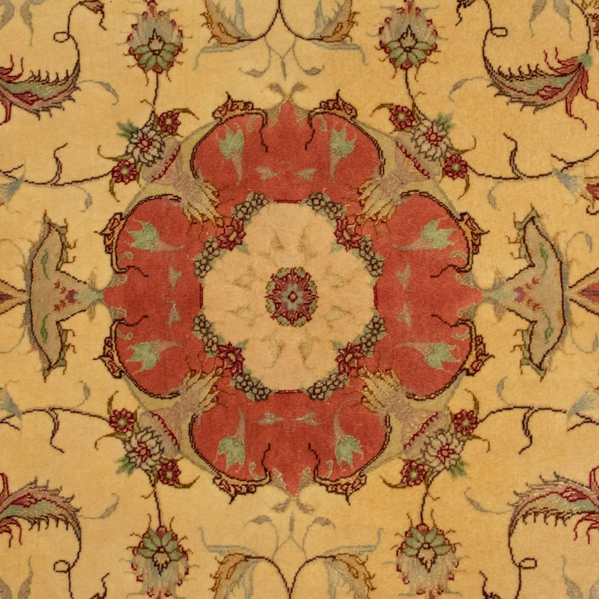 Persisk matta - Tabriz - Royal - 155 x 100 cm - beige