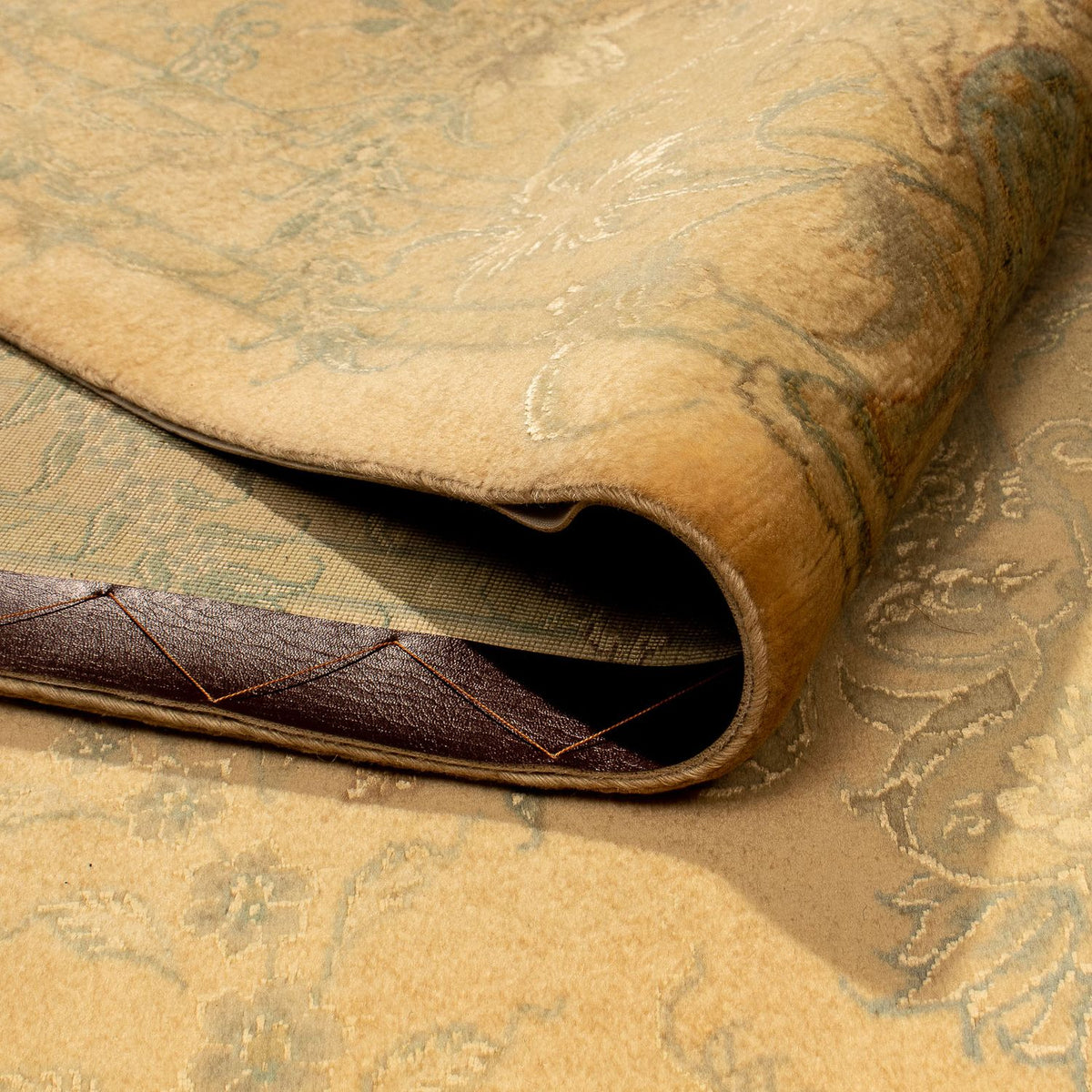 Persisk matta - Tabriz - Royal - 352 x 251 cm - ljusbrun