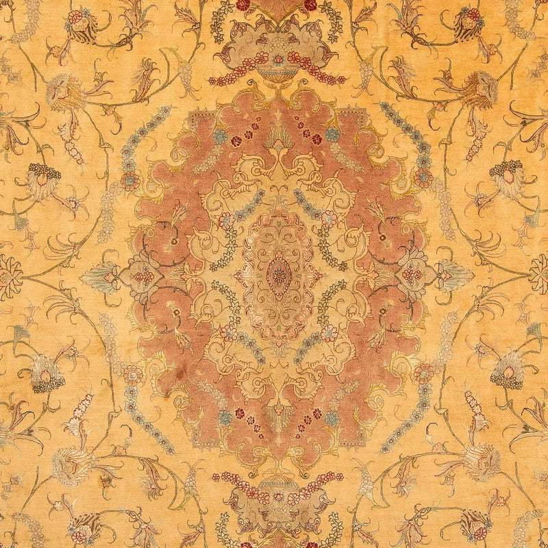Persisk matta - Tabriz - Royal - 398 x 306 cm - guld