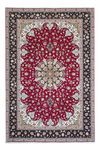 Persisk matta - Tabriz - Royal - 307 x 204 cm - mörkröd