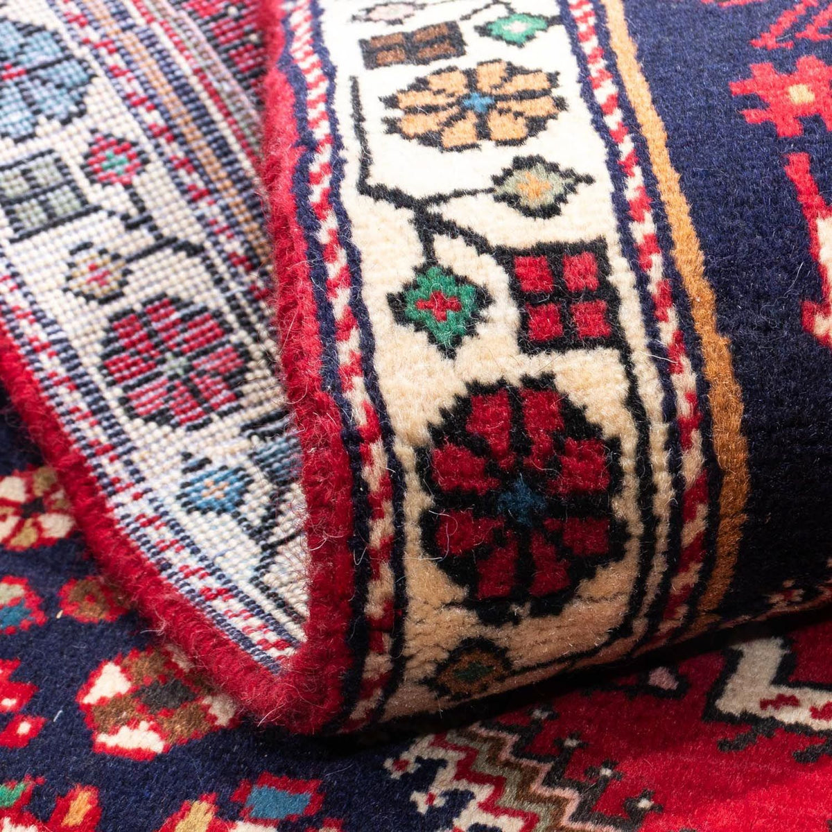 Persisk matta - Nomadic - 148 x 102 cm - mörkröd