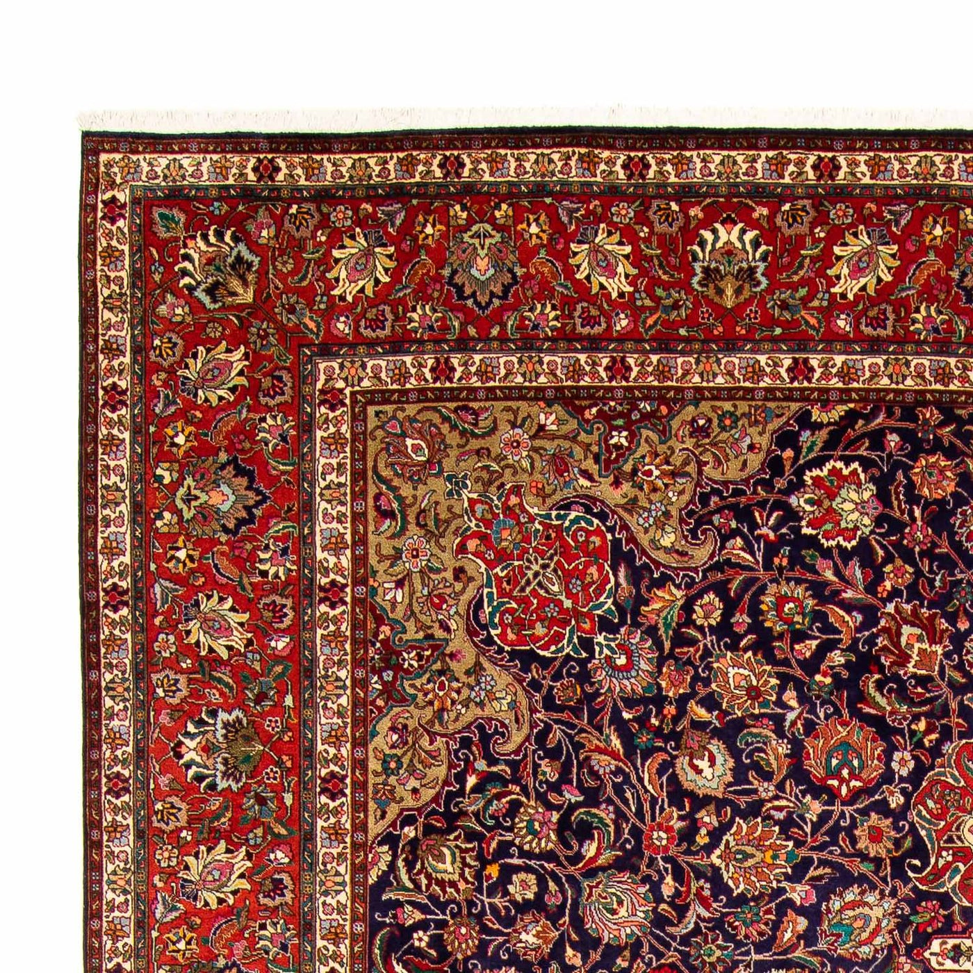 Persisk matta - Tabriz - 395 x 297 cm - ljusröd