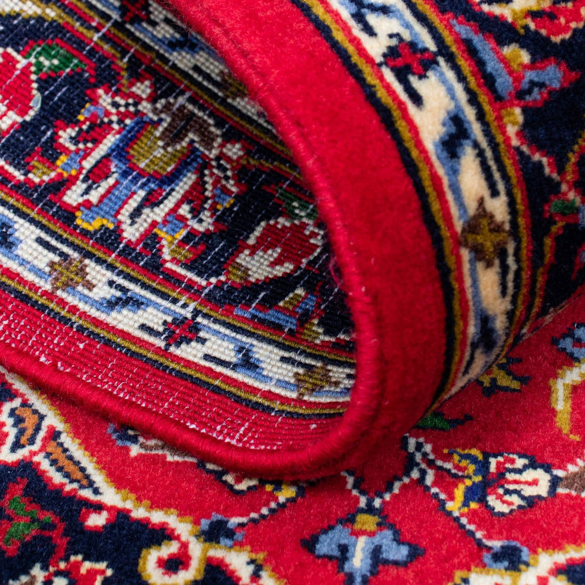 Persiska mattor - Keshan - 113 x 73 cm - röd