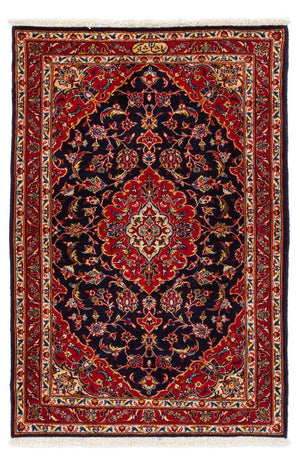 Persiska mattor - Keshan - 121 x 79 cm - mörkblå