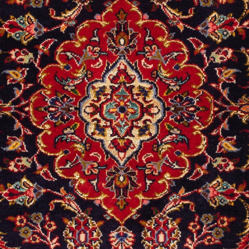 Persiska mattor - Keshan - 121 x 79 cm - mörkblå