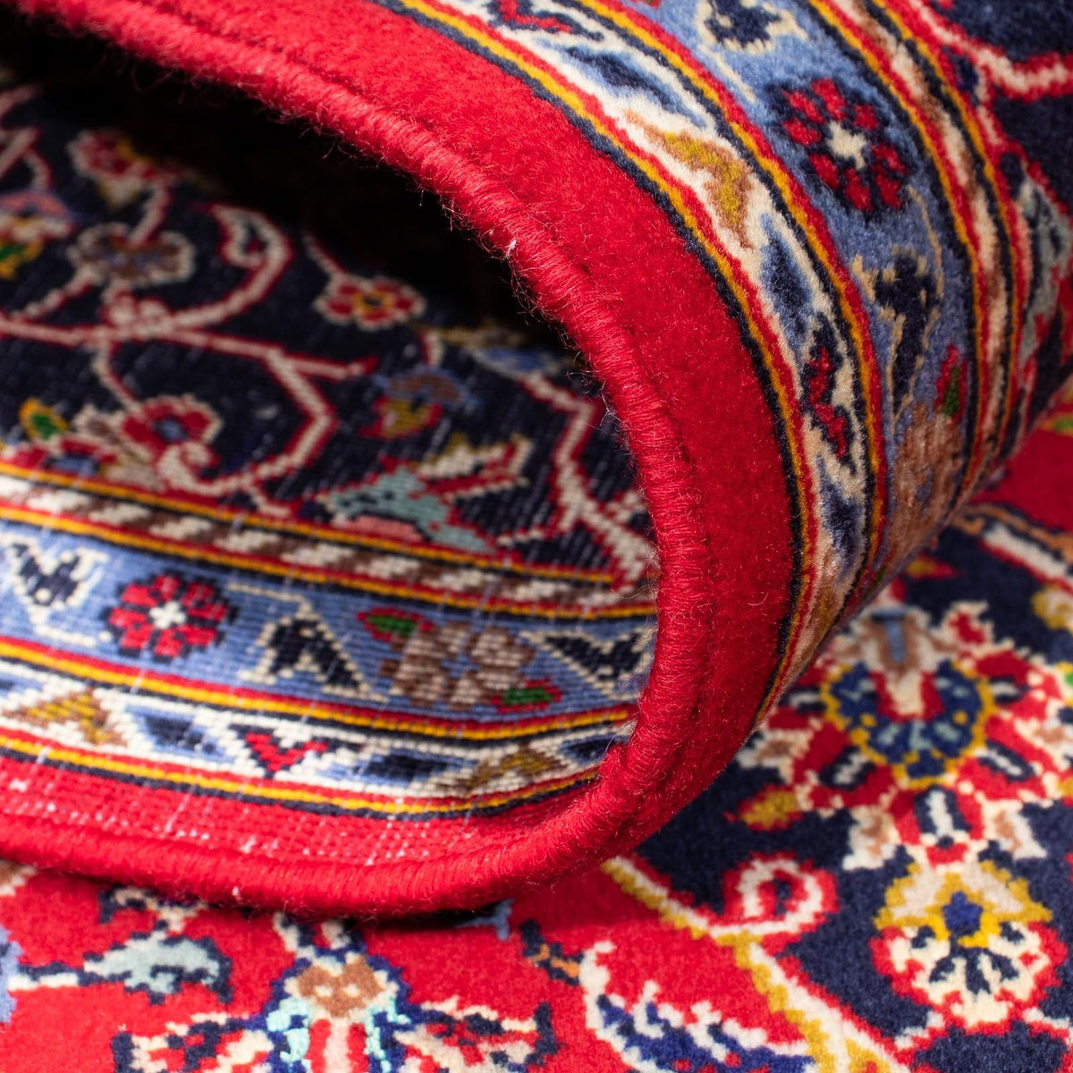 Persiska mattor - Keshan - 225 x 138 cm - röd