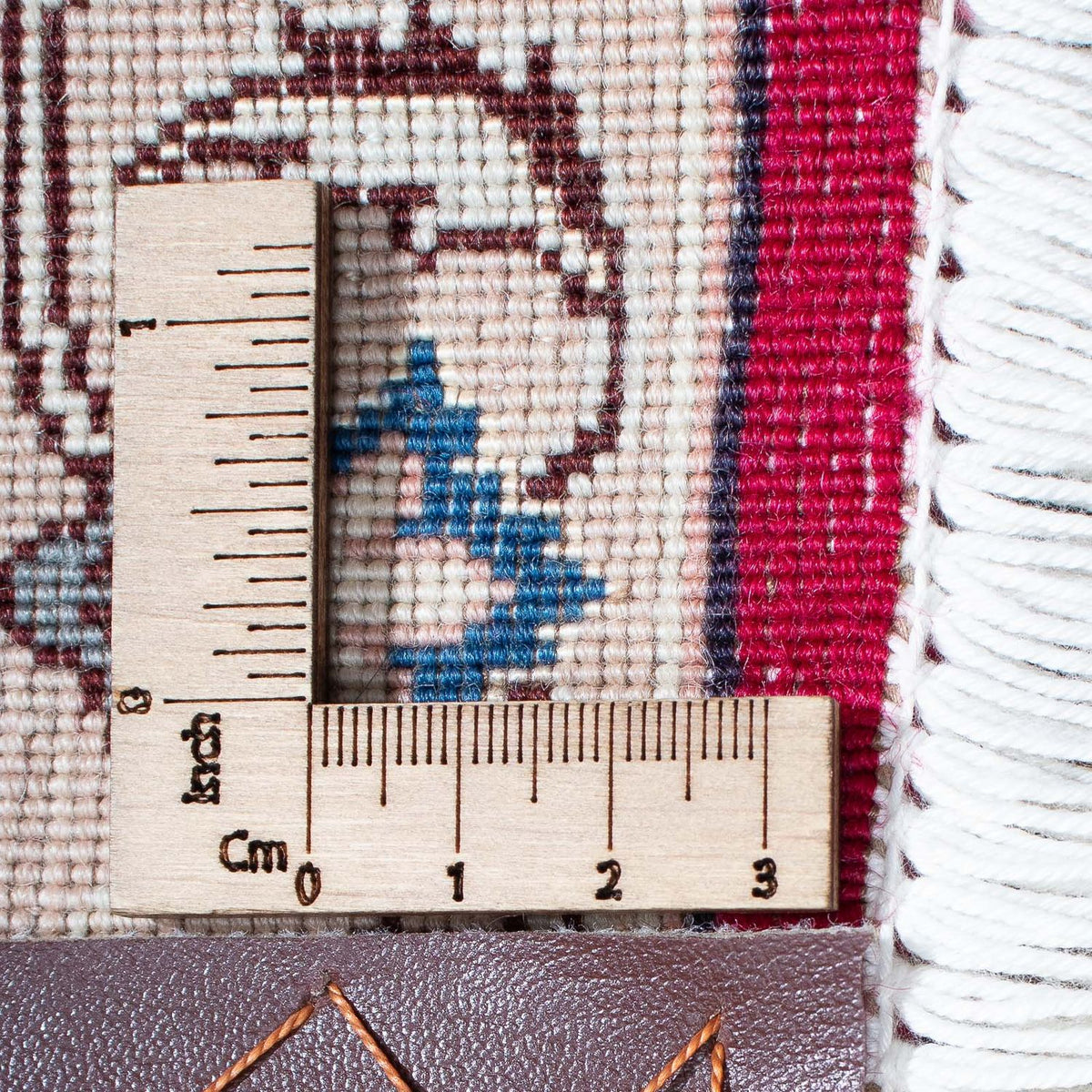 Persisk matta - Tabriz - Royal - 318 x 205 cm - mörkröd