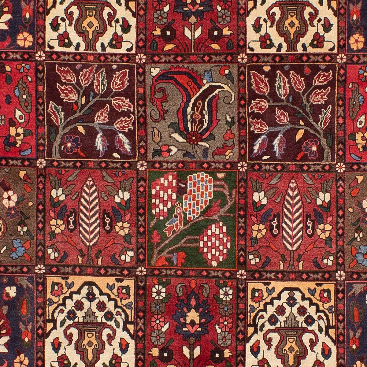 Persisk matta - Nomadic - 310 x 210 cm - mörkröd