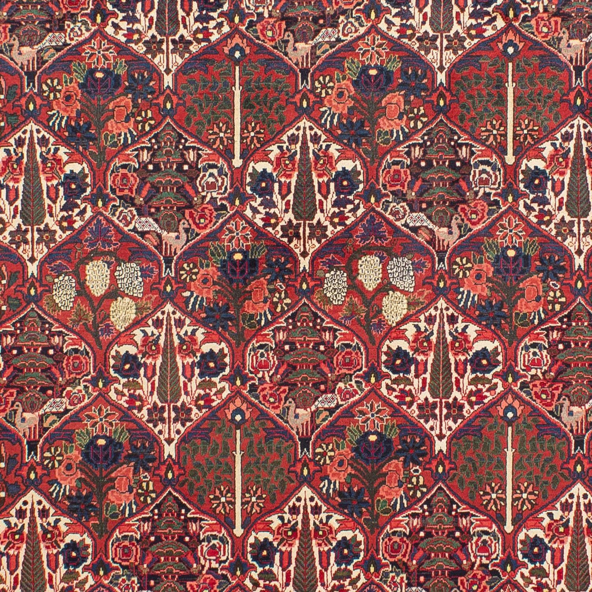 Persisk matta - Nomadic - 323 x 210 cm - mörkröd
