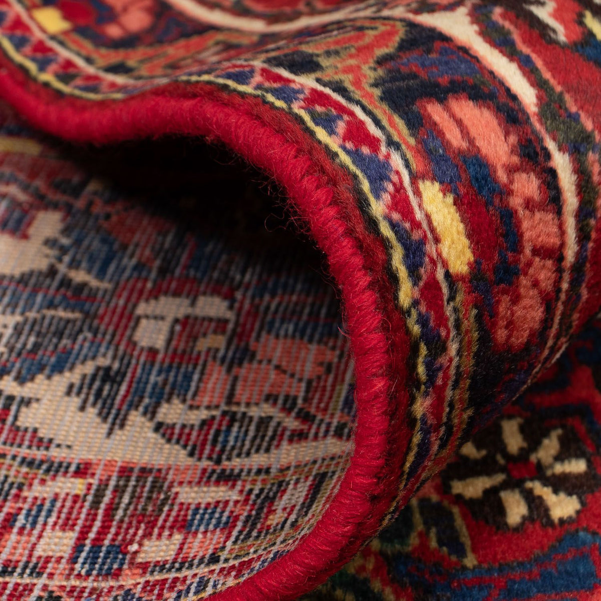 Persisk matta - Nomadic - 323 x 210 cm - mörkröd