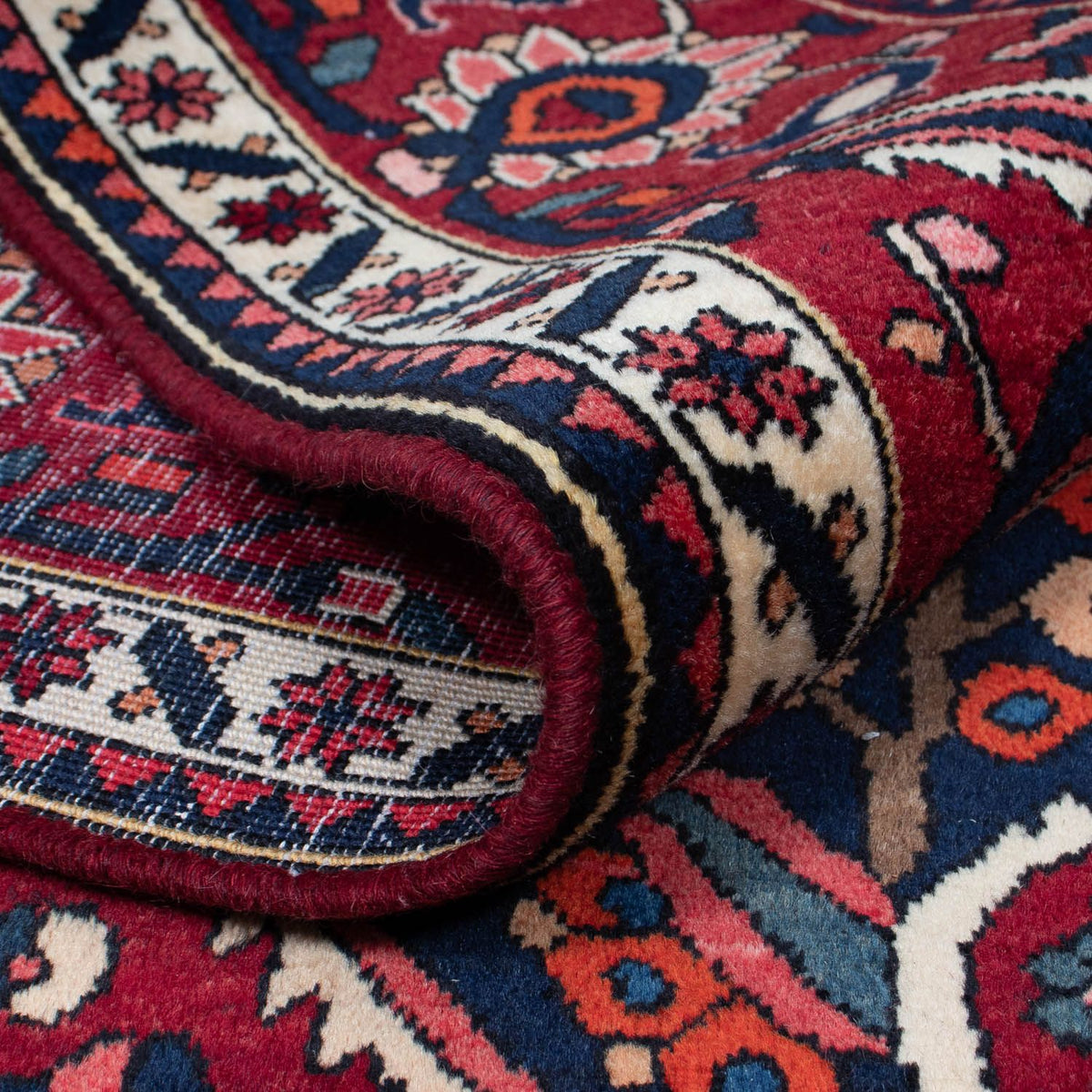 Persisk matta - Nomadic - 322 x 216 cm - mörkröd