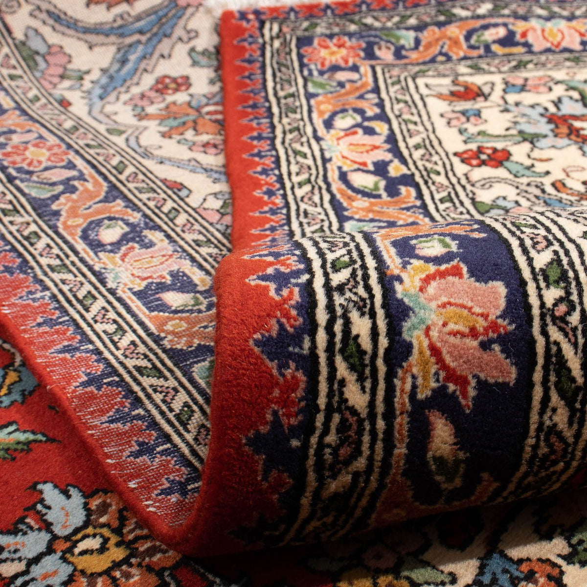 Persisk matta - Nomadic - 345 x 258 cm - mörkröd