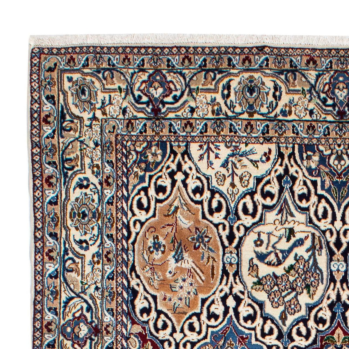 Persisk matta - Nain - Royal - 260 x 158 cm - flerfärgad