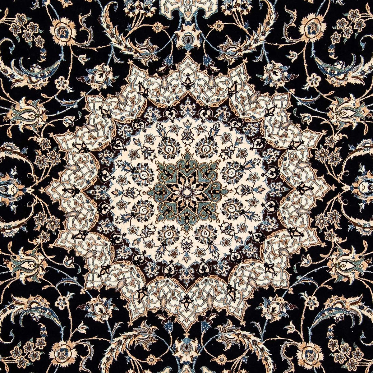 Persisk matta - Nain - Premium - 296 x 200 cm - mörkblå