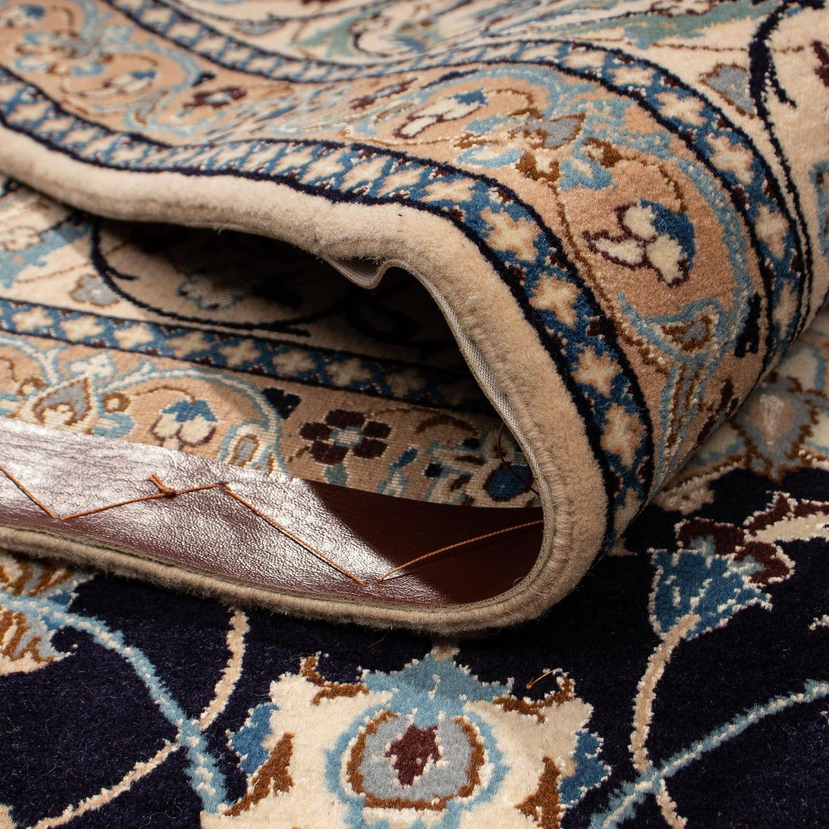 Persisk matta - Nain - Premium - 296 x 200 cm - mörkblå