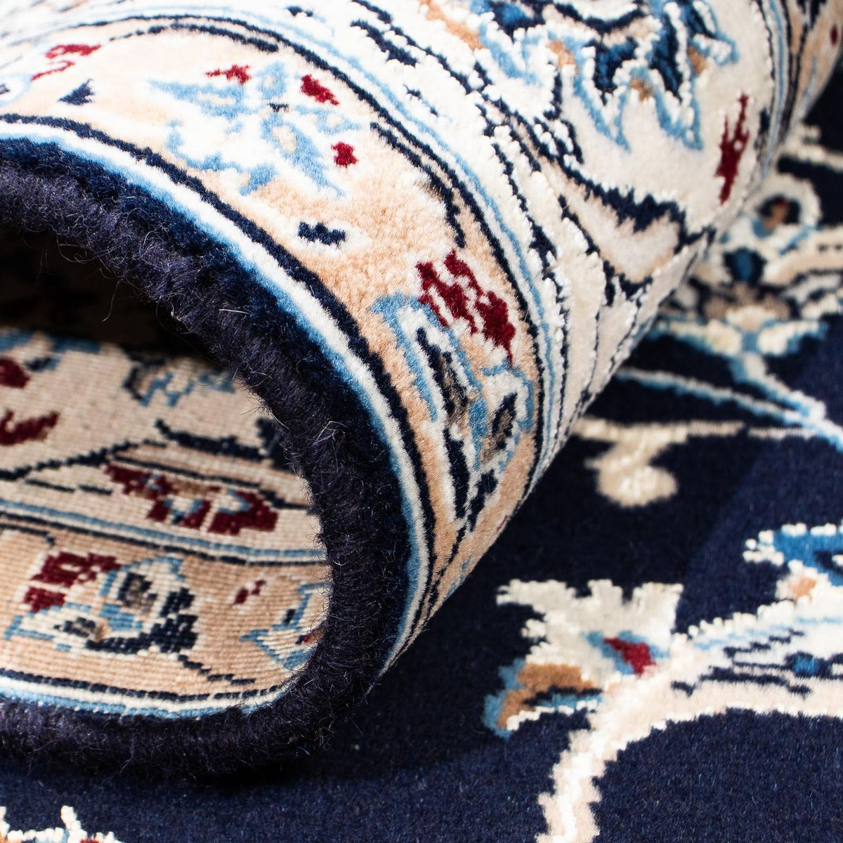 Persisk matta - Nain - Royal - 228 x 155 cm - mörkblå