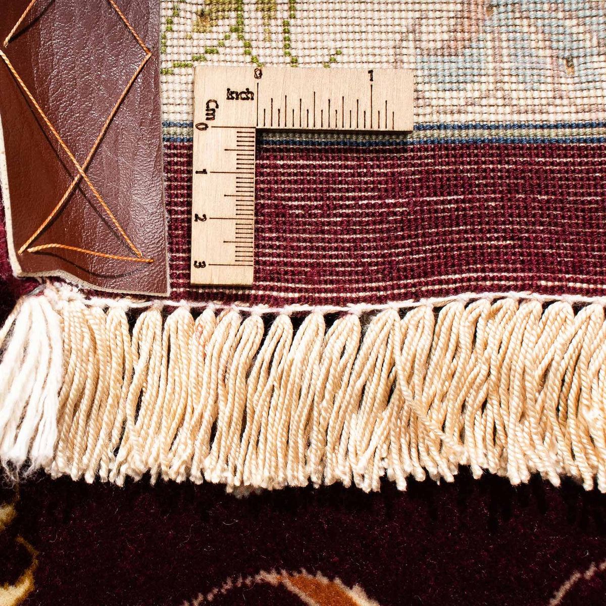 Persisk matta - Tabriz - Royal - 314 x 203 cm - mörkröd