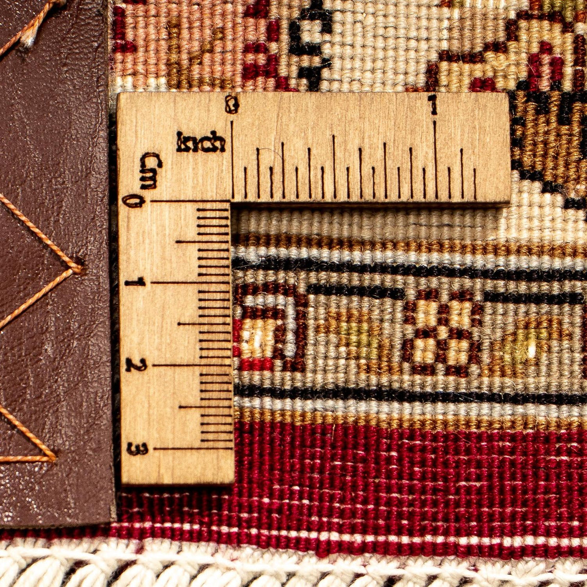 Persisk matta - Tabriz - Royal - 364 x 247 cm - mörkröd