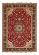 Persisk matta - Tabriz - Royal - 352 x 252 cm - mörkröd