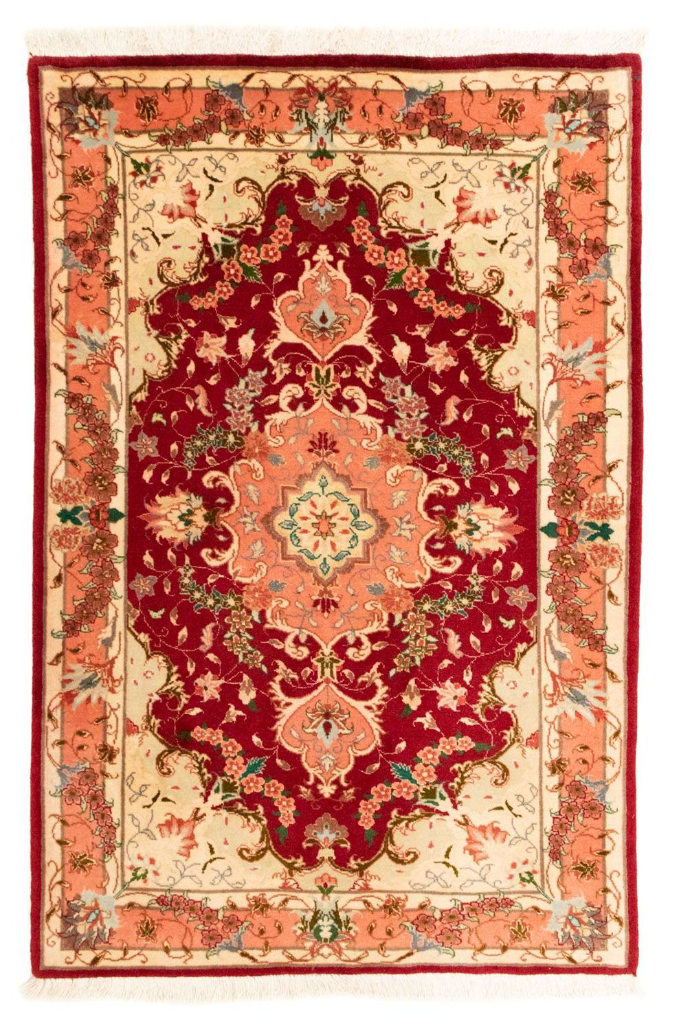 Persisk matta - Tabriz - Royal - 113 x 78 cm - röd