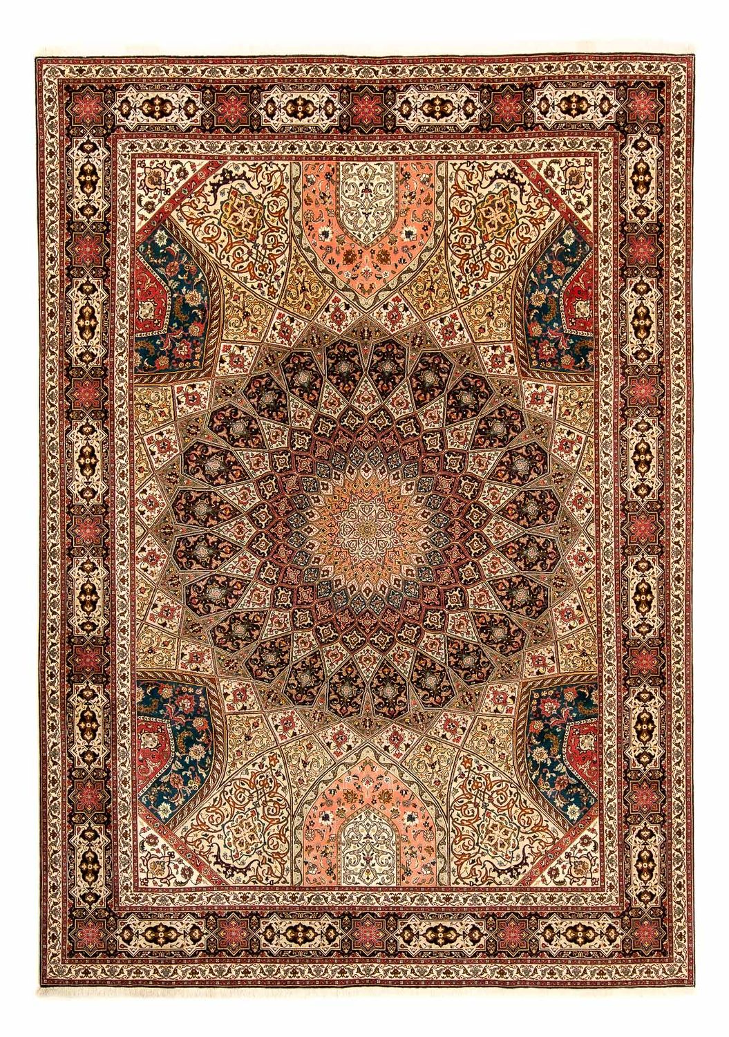 Persisk matta - Tabriz - Royal - 360 x 260 cm - flerfärgad