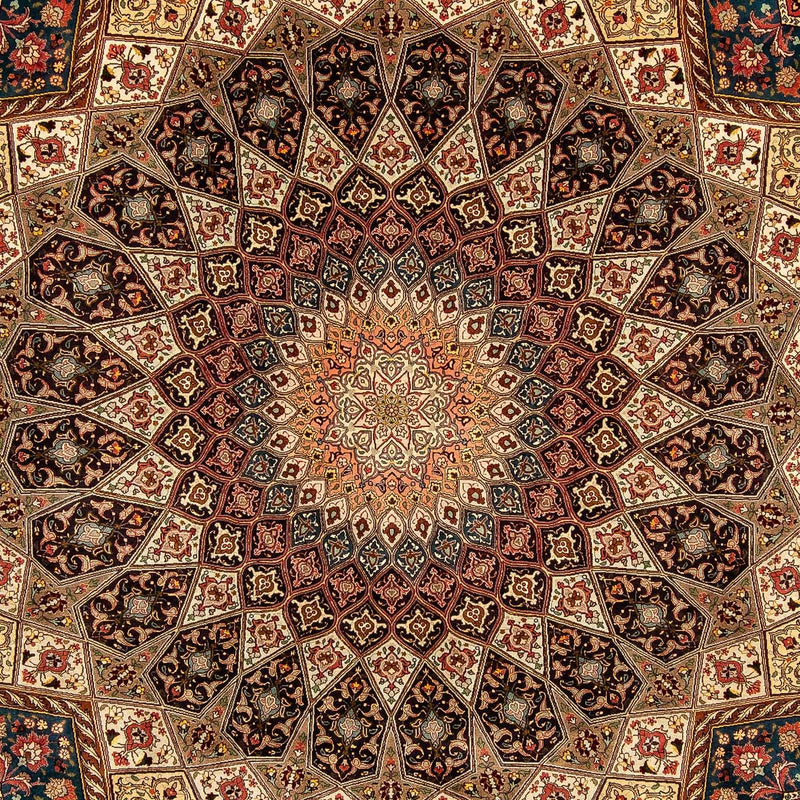 Persisk matta - Tabriz - Royal - 360 x 260 cm - flerfärgad