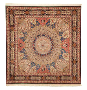 Persisk matta - Tabriz - Royal kvadrat  - 256 x 253 cm - flerfärgad