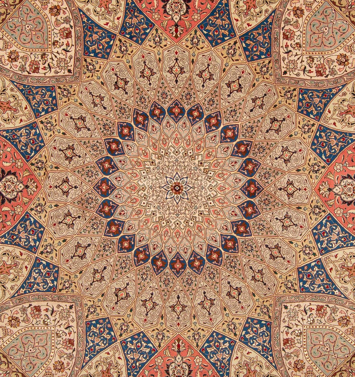 Persisk matta - Tabriz - Royal kvadrat  - 256 x 253 cm - flerfärgad