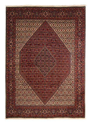 Persisk matta - Bijar - 337 x 250 cm - mörkröd
