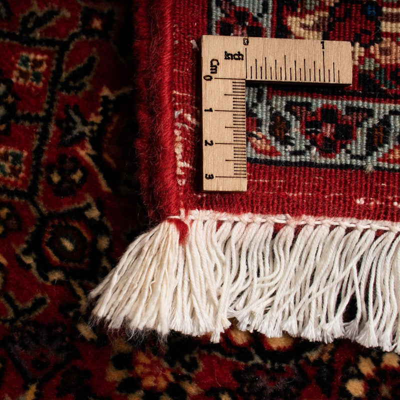 Persisk matta - Bijar - 255 x 205 cm - mörkröd