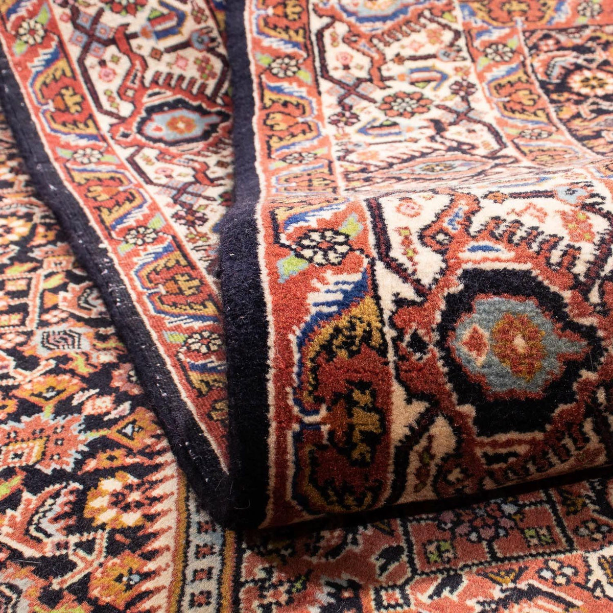 Persisk matta - Bijar - 242 x 165 cm - ljusröd