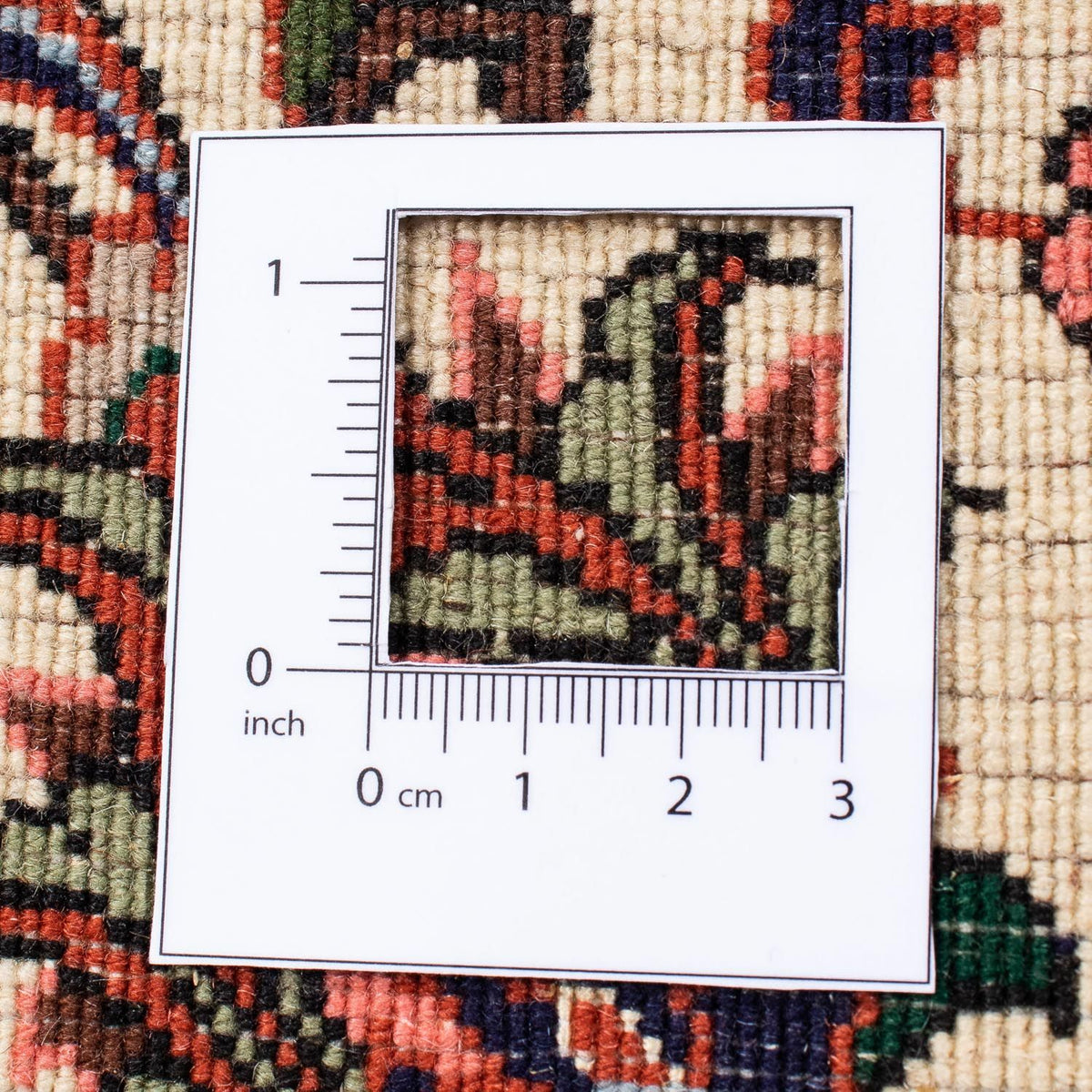 Persisk matta - Bijar - 242 x 173 cm - mörkröd